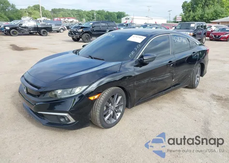 2019 Honda Civic Ex-L z USA, uszkodzony, nr VIN 19XFC1F72KE215191
